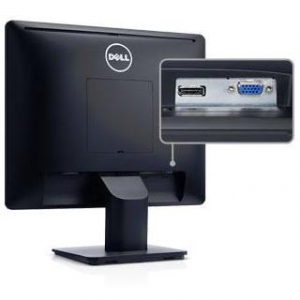 17" DELL "E1715S", Black (1280x1024, 5ms, 250cd, CR 1000:1, D-Sub, Displayport)