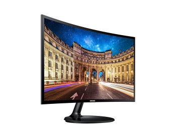 23.5" SAMSUNG C24F390FH, Black, Curved-SVA, 1920x1080, 75Hz,FreeSync,4ms, 250cd, MegaDCR,DSub+HDMI