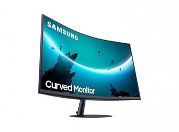 27" SAMSUNG C27T550FDI, Black, Curved-VA, 1920x1080, 75Hz,FreeSync,4ms,250cd,D-Sub+HDMI+DP+Aux,Spkrs