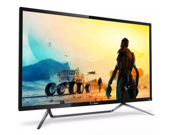 42.5" PHILIPS 436M6VBPAB, Black, MVA, 3840X2160, 80Hz, 4ms, 720cd, 50M:1, HDR,HDMI+DP+m-DP+USB,Spkrs