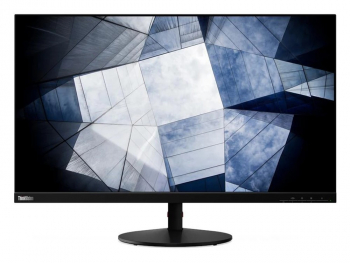 28" LENOVO ThinkVision S28u-10, Black, IPS, 3840x2160, 60Hz, 4ms 300cd, CR1000:1, HDMI+DP