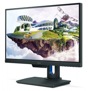 25" BenQ PD2500Q, Gray, AH-IPS, 2560x1440, 75Hz, 5ms, 350cd, 20M:1, HDMI+DP+USB+AudioOut,Spkrs,Pivot