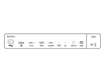 23.8" PHILIPS 242B1H, Black IPS, 1920x1080, 75Hz, 4ms,250cd,50M:1,D-Sub+HDMI+DVI+DP,Web-Cam,Speakers