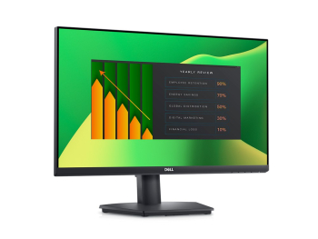 23.8" DELL E2423H, Black, VA, 1920x1080, 60Hz, 5ms, 250cd, DCR 3000:1, D-Sub+DP