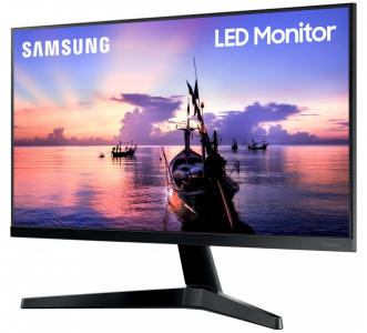 23.8" SAMSUNG F24T350FHI, Black, IPS, 1920x1080, 75Hz, FreeSync, 5ms, 250cd, MegaDCR, D-Sub+HDMI