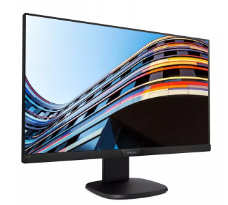 23.8" PHILIPS 243S7EHMB, Black, IPS, 1920x1080, 60Hz, 5ms, 250cd, 20M:1, D-Sub+HDMI+USB, Spkrs,Pivot