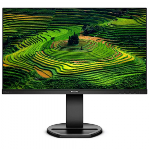 23.8" PHILIPS 241B8QJEB, Black, IPS, 1920x1080,60Hz,5ms,250cd,50M:1,D-Sub+HDMI+DP+USB,Spkrs,Pivot