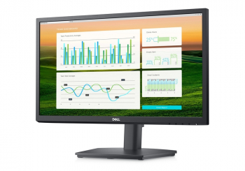 21.5" DELL E2222HS, Black, VA, 1920x1080, 75Hz, 5ms, 250cd, CR3000;1 , D-Sub+HDMI+DP