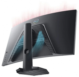 27" DELL S2721HGF, Black, Curved-VA, 1920x1080, 144Hz, G-Sync, FreeSync,MPRT 1ms,350cd,HDMI+DP+Audio