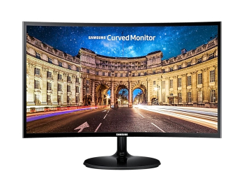 23.5" SAMSUNG C24F390FH, Black, Curved-SVA, 1920x1080, 75Hz,FreeSync,4ms, 250cd, MegaDCR,DSub+HDMI