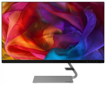 27" LENOVO Q27q-1L, Gray, IPS, 2560x1440, 75Hz, FreeSync, 4ms, 250cd, 3M:1,HDMI+DP+AudioOut,Spkrs