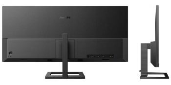 34" PHILIPS 345E2AE, Black, IPS, 3440x1440, 75Hz, FreeSync, 4ms, 300cd, MegaDCR, DP+HDMI, Spkrs