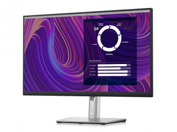 23.8" DELL P2423D, Silver, IPS, 2560x1440, 60Hz, 5ms, 300cd, CR1000:1, HDMI+DP+USB, Pivot