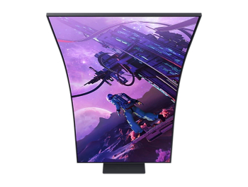 55" SAMSUNG Odyssey Ark S55BG970NI,Black,Curved-VA,Mini-LED,3840x2160,165Hz,1ms,420cd,HDR,Tizen,Pvt