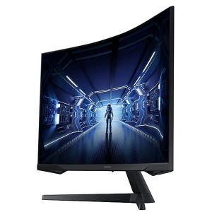 32" SAMSUNG Odyssey G5 "C32G55TQW", Black (Curved-VA 2560x1440, FreeSync 144Hz, 1ms, 250cd, DP+HDMI)