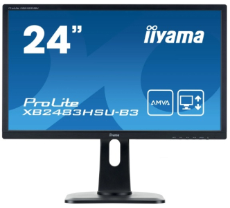 23.8\ Iiyama ProLite XB2483HSU-B3 AMVA LED Borderless 75Hz Monitor WIDE 16:9