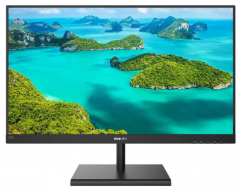 27" PHILIPS 275E1S, Black, IPS, 2560x1440, 75Hz, 4ms, 250cd, 50M:1, D-Sub+HDMI+DP+AudioOut