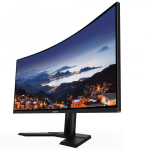 34" GIGABYTE G34WQC, Black,Curved-VA,3440x1440,144Hz,FreeSync+G-Sync,1ms MPRT,350cd,DCR12M:1,HDMI+DP