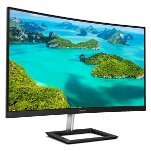 31.5" PHILIPS 328E1CA, Black, Curved-VA, 3840x2160, 60Hz, AdaptiveSync, 4ms, 250cd, HDMI+DP, Spkrs