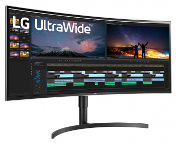 37.5" LG 38WN75C-B, Black, Curved IPS, 3840x1600, 75Hz, 5ms, 300cd, HDR10, HDMI+DP+AudioOut