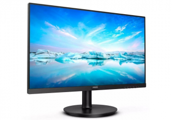 21.5" PHILIPS 222V8LA, Black, VA, 1920x1080, 75Hz, 4ms, 250cd, MegaDCR, D-Sub+HDMI+DP