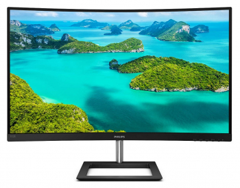 31.5" PHILIPS 322E1C, Black, Curved-VA, 1920x1080, 75Hz,AdaptiveSync,4ms,MegaDCR,250cd,D-Sub+HDMI+DP