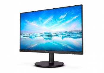 23.8" PHILIPS 241V8LA, Black, VA, 1920x1080, 75Hz, 4ms, 250cd, MegaDCR, D-Sub+HDMI+AudioOut, Spkrs