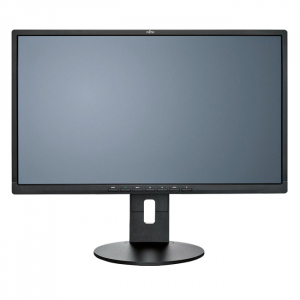 23.8" Fujitsu B24-9 TS, Black (IPS, 1920x1080, 5ms, 250cd, LED20M:1, D-Sub+DP+HDMI, Speakers, Pivot)