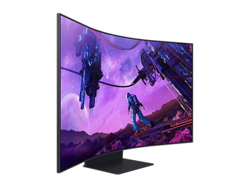 55" SAMSUNG Odyssey Ark S55BG970NI,Black,Curved-VA,Mini-LED,3840x2160,165Hz,1ms,420cd,HDR,Tizen,Pvt