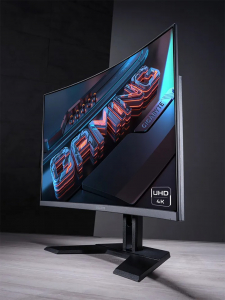 31.5" GIGABYTE M32UC,Black,Curved-VA,3840x2160,144Hz,FreeSync,1msMPRT,HDR,350cd,HDMI+DP+USB+KVMSpkrs