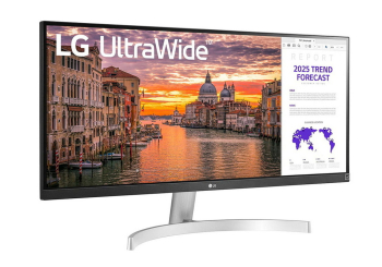 29" LG 29WN600-W, White AH-IPS, 2560x1080, 75Hz, FreeSync, 5ms, 250cd, HDR10, DCR 5m:1,HDMI+DP,Spkrs