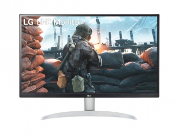 27" LG 27UP600-W, White/Black, IPS, 3840x2160, 60Hz, 5ms GtG, FreeSync, 350cd,HDR400,HDMI+DP,Pivot