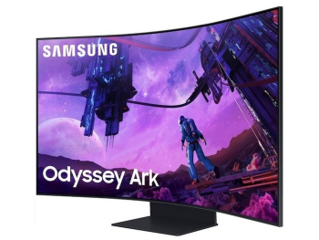 55" SAMSUNG Odyssey Ark S55BG970NI,Black,Curved-VA,Mini-LED,3840x2160,165Hz,1ms,420cd,HDR,Tizen,Pvt