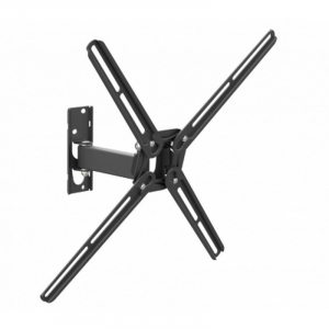 Wall Mount Barkan ''BM331'' Black 13"-65" Full Motion, max.40kg, VESA mm: up to 400x400mm