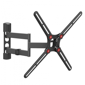 Wall Mount Barkan ''BM343'' Black 13"-65" Full Motion, max.40kg, VESA mm: up to 400x400mm