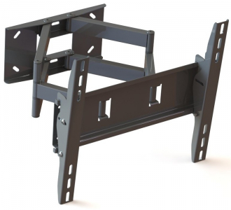 Wall Mount KSL "WM449Т" Black 32"-65", max.50kg, VESA max:400x400; +15°, TV-wal:100-477mm