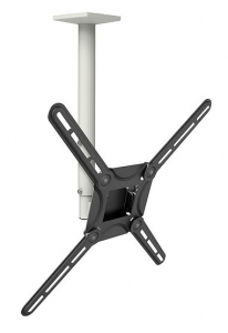 Ceiling Mount Barkan ''3500'' White/Black 29"-65" Full Motion, max.40kg, VESA mm: up to 400x400mm