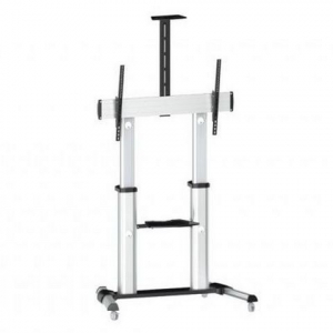 TV Mount Stand Reflecta 100VC-Shelf; 60-100", Silver, Fixed/Tilt, VESA up to 1000x600; max. 100 kg