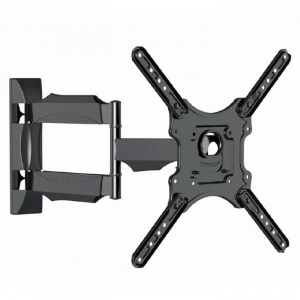 Wall Mount  Gembird "WM-55RT-05" Black 32"-55" 30kg, VESA:400x400, Wall:55-495mm, -90°~+90°, -5°+8°