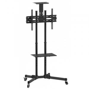 TV Mount Stand Reflecta 70VCE-Shelf; 37-70"; Black, Fixed/Tilt, VESA up to 600x400; max 50 kg