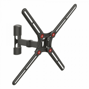 Wall Mount Barkan ''BM331'' Black 13"-65" Full Motion, max.40kg, VESA mm: up to 400x400mm