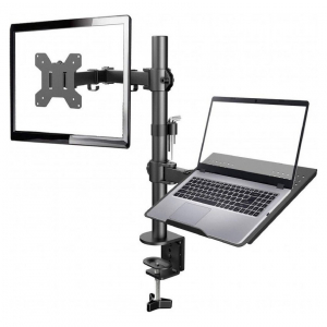 Table/desk stand for  monitor Gembird MA-DA-02, 12"-27", max.7kg, VESA: 75x75, 100x100