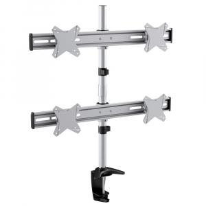 Table/desk stand for 4 monitors Reflecta PLANO DeskStand 23-1010 Q, 13"-23 ", 100x100, 8kg/bracket.