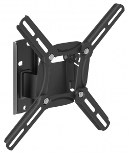 Wall Mount Barkan ''2200'' Black 13" - 39" Swivel, max.30kg, VESA mm: up to 200x200mm