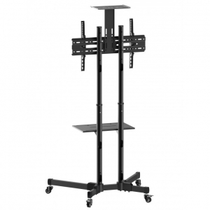 TV Mount Stand Reflecta 70VCE-Shelf; 37-70"; Black, Fixed/Tilt, VESA up to 600x400; max 50 kg