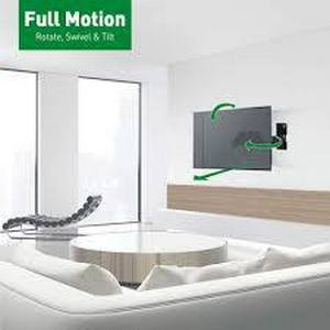 Wall Mount Barkan ''2300'' Black 13" - 43" Full Motion, max.25kg, VESA mm: up to 200x200mm