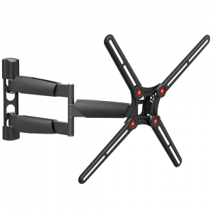 Wall Mount Barkan ''BM343LP'' Black 13"-65" Full Motion, max.40kg, VESA mm: up to 400x400mm