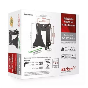 TV Adjustable Mount Media Devices Barkan BM80