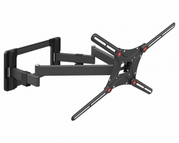 Wall Mount Barkan ''BM464L'' Black 13"-90" Full Motion, max.60kg, VESA mm: up to 600x400mm