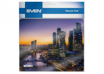 Mouse Pad SVEN MP-03 City, 220 x 180 x2 mm, Fabric surface, Rubbered non-slip bottom, Picture